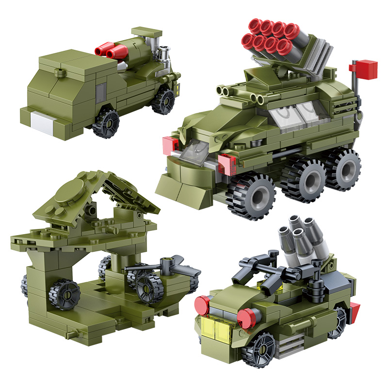 DL-20102导弹运载车 八合一合体说明书